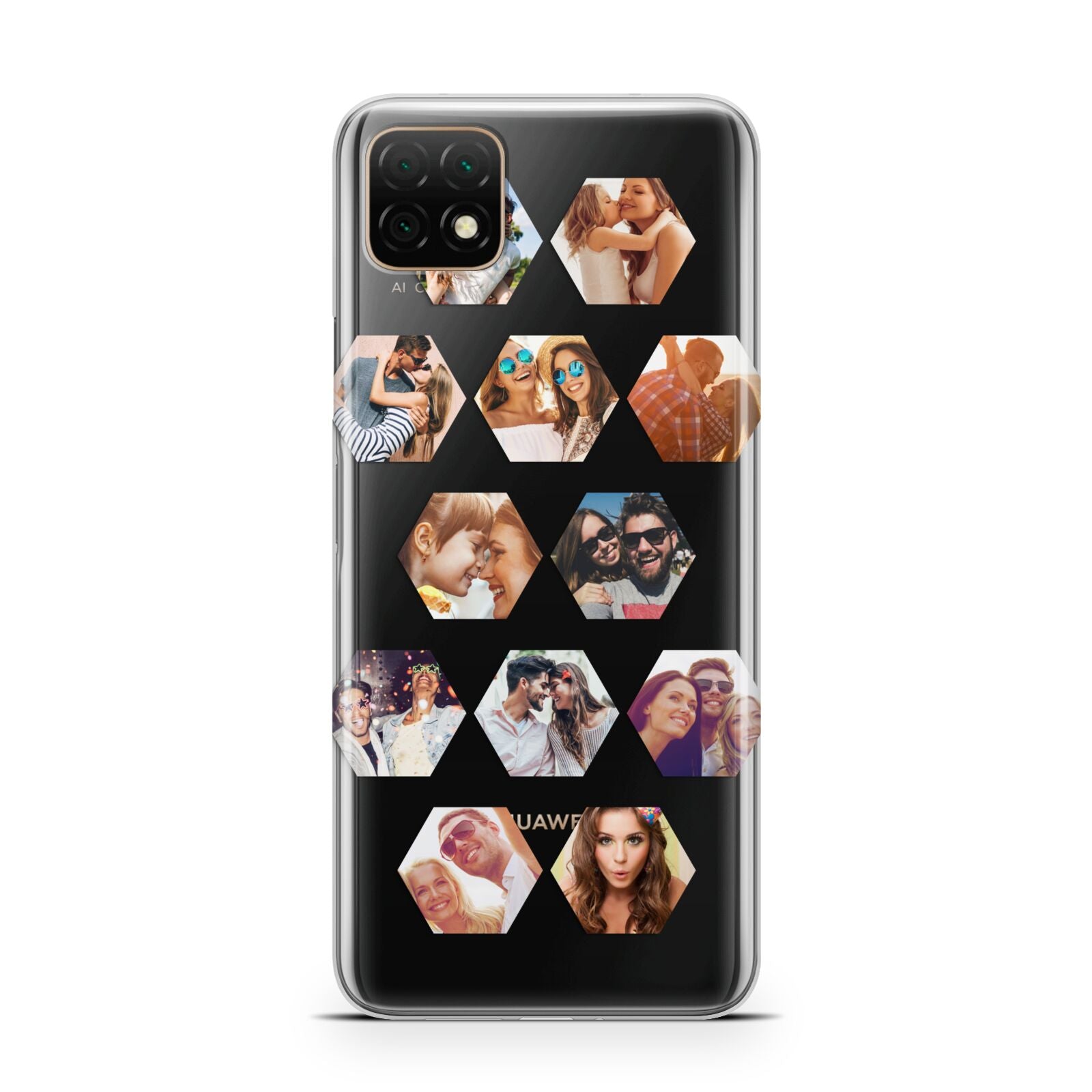 Photo Collage Hexagon Huawei Enjoy 20 Phone Case