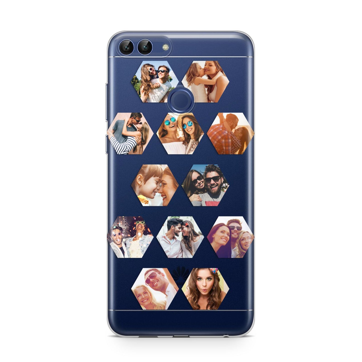 Photo Collage Hexagon Huawei P Smart Case