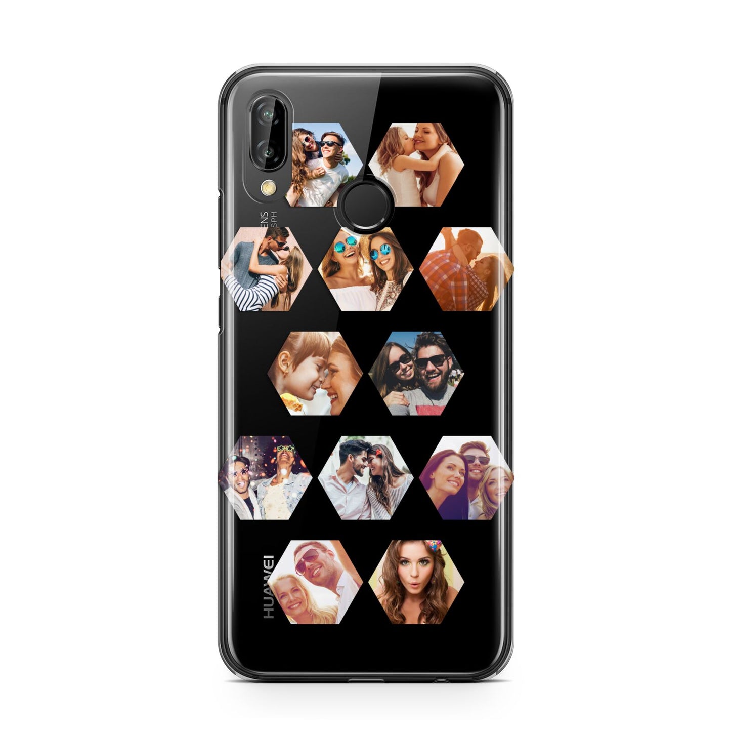 Photo Collage Hexagon Huawei P20 Lite Phone Case