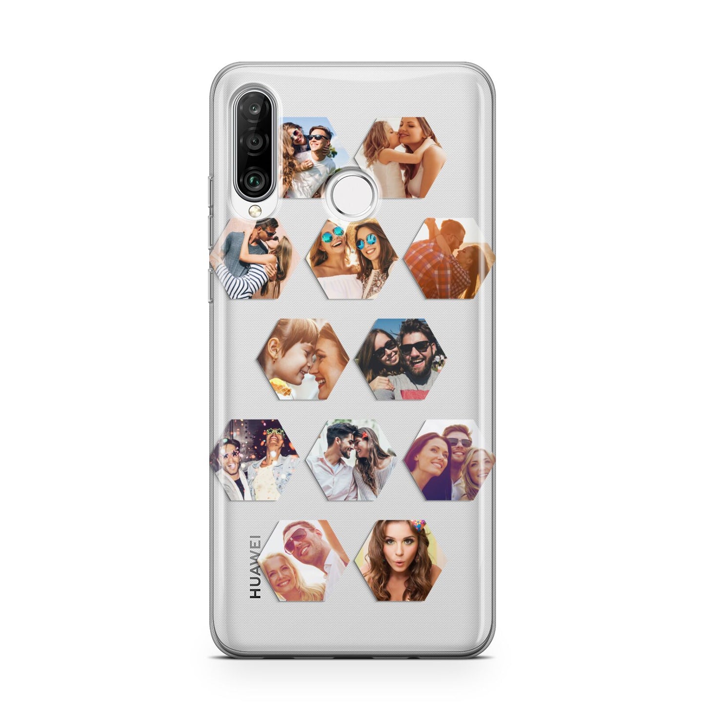 Photo Collage Hexagon Huawei P30 Lite Phone Case