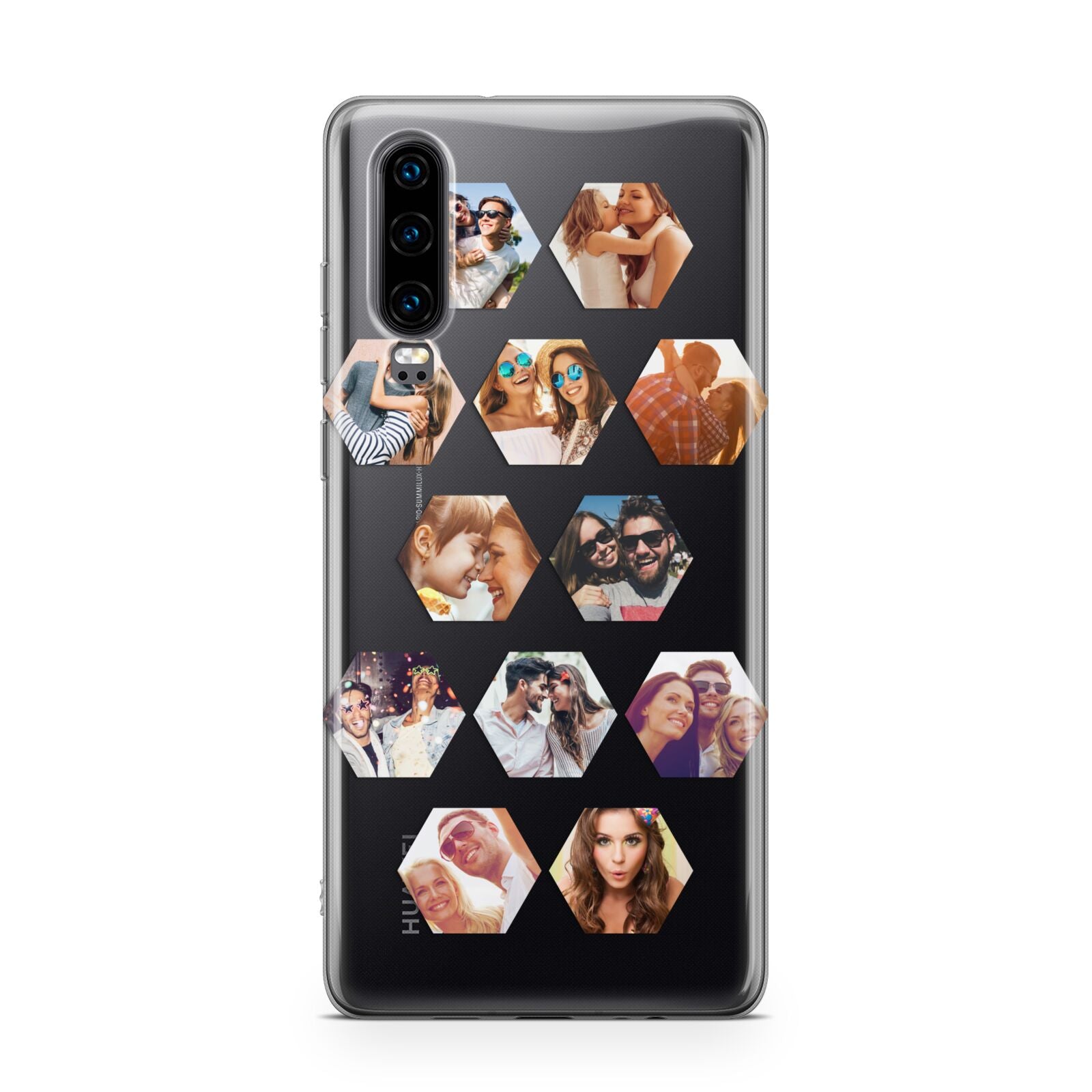 Photo Collage Hexagon Huawei P30 Phone Case