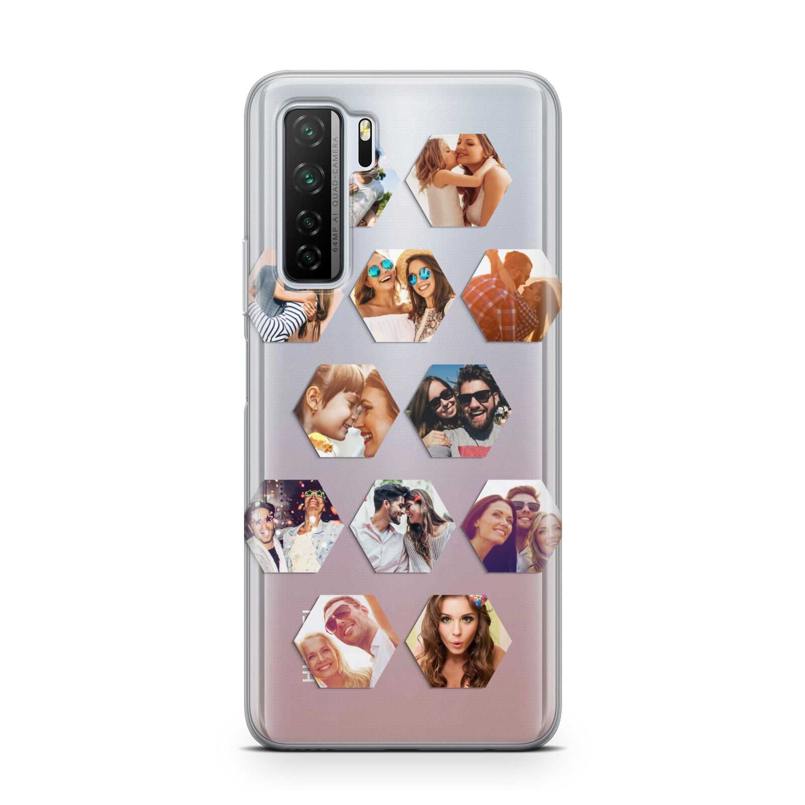 Photo Collage Hexagon Huawei P40 Lite 5G Phone Case