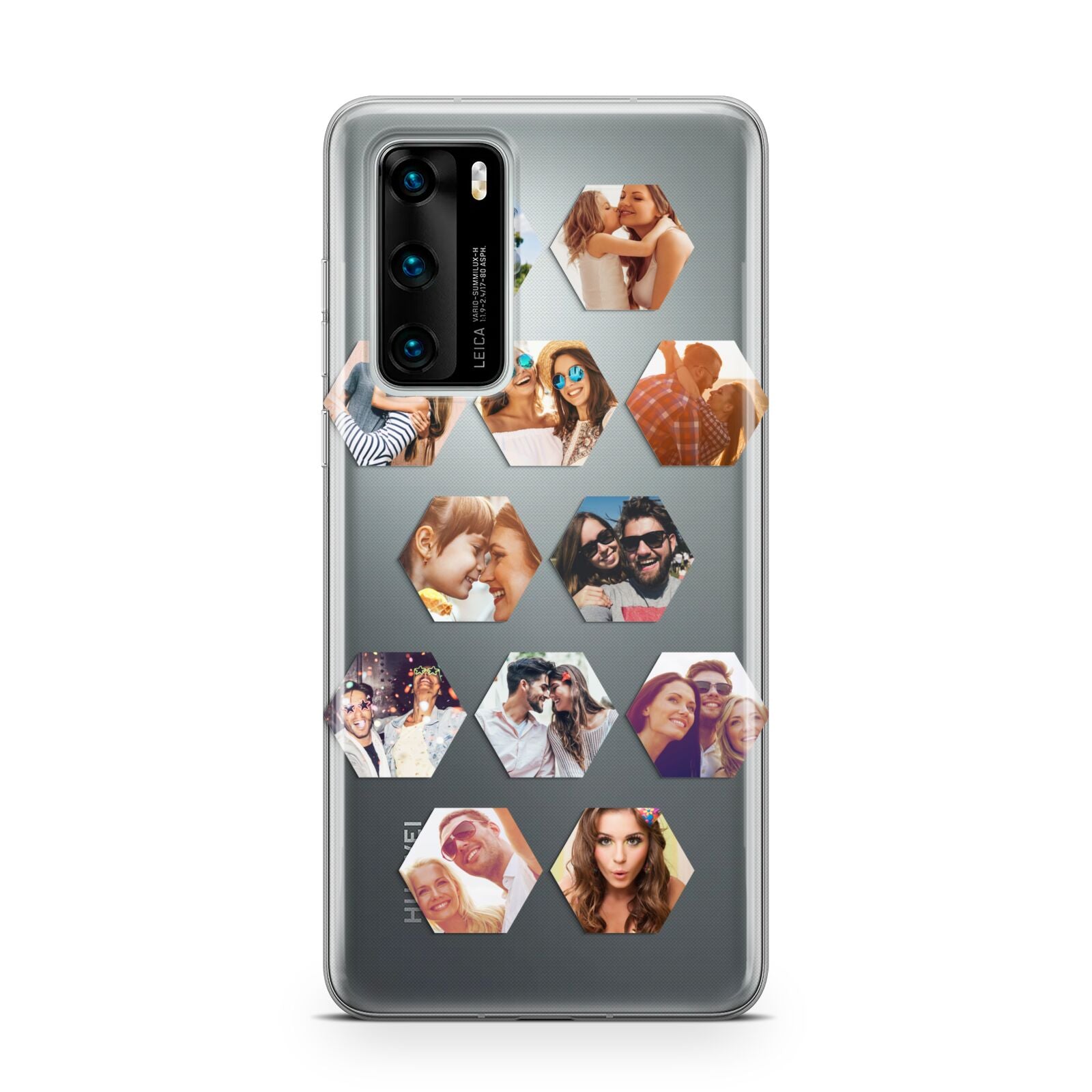 Photo Collage Hexagon Huawei P40 Phone Case