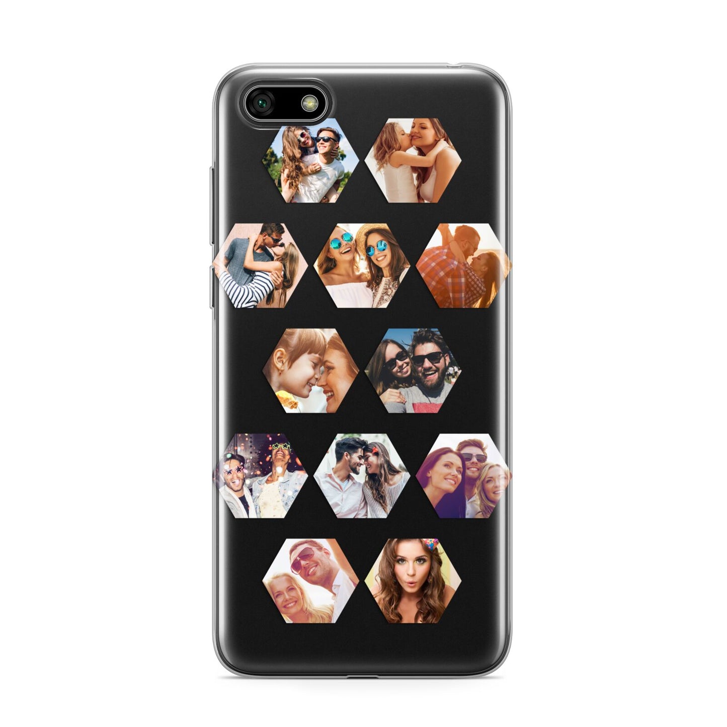 Photo Collage Hexagon Huawei Y5 Prime 2018 Phone Case