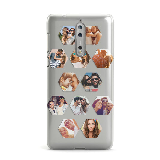 Photo Collage Hexagon Nokia Case