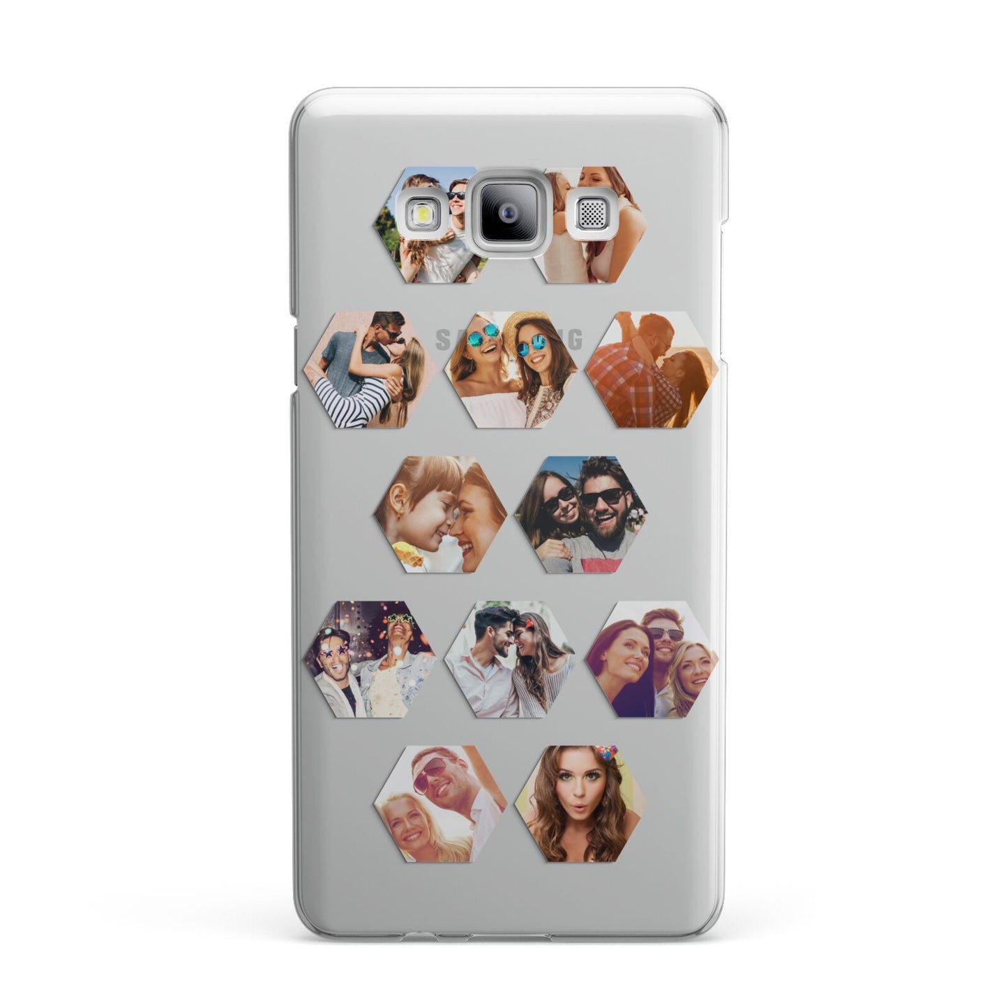 Photo Collage Hexagon Samsung Galaxy A7 2015 Case