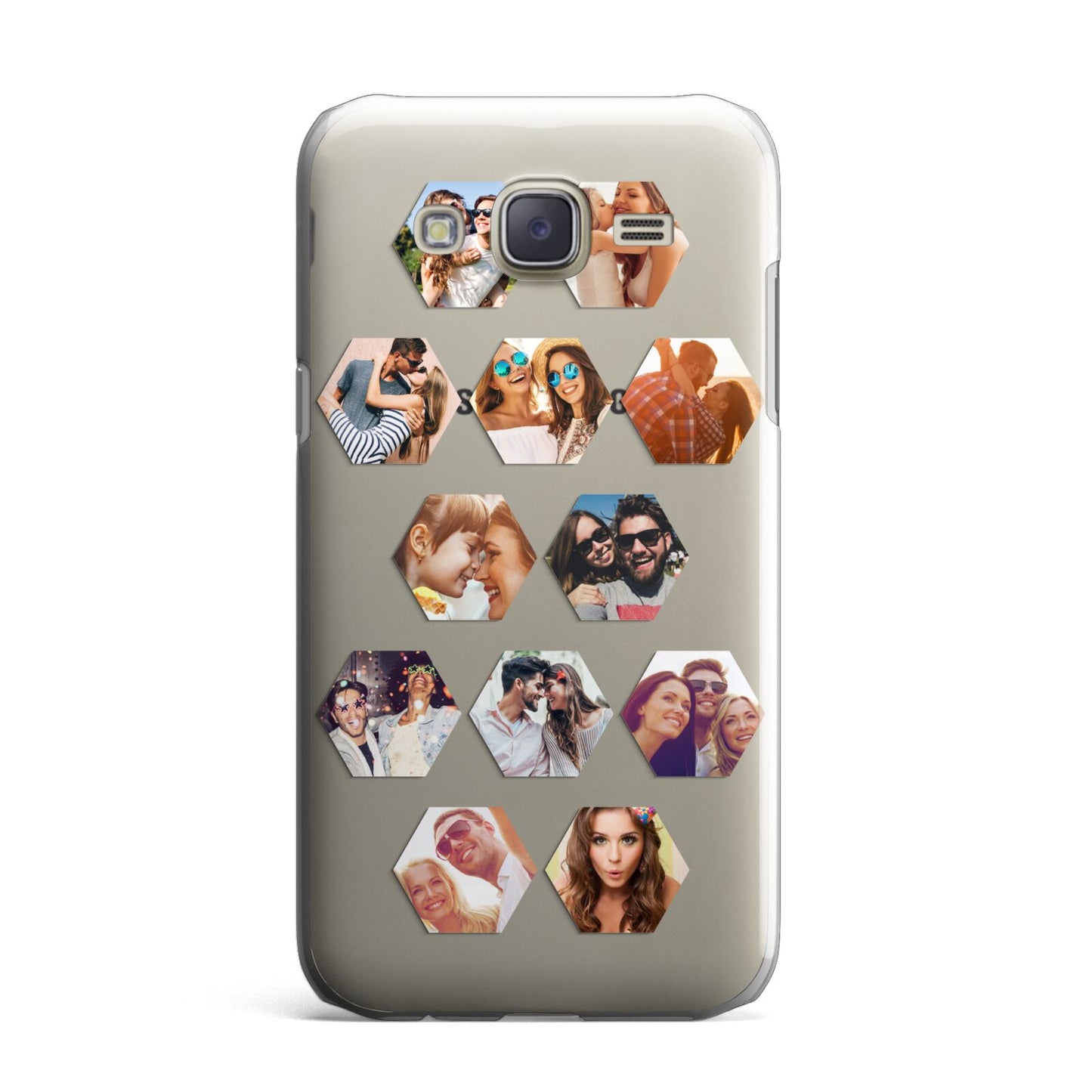 Photo Collage Hexagon Samsung Galaxy J7 Case