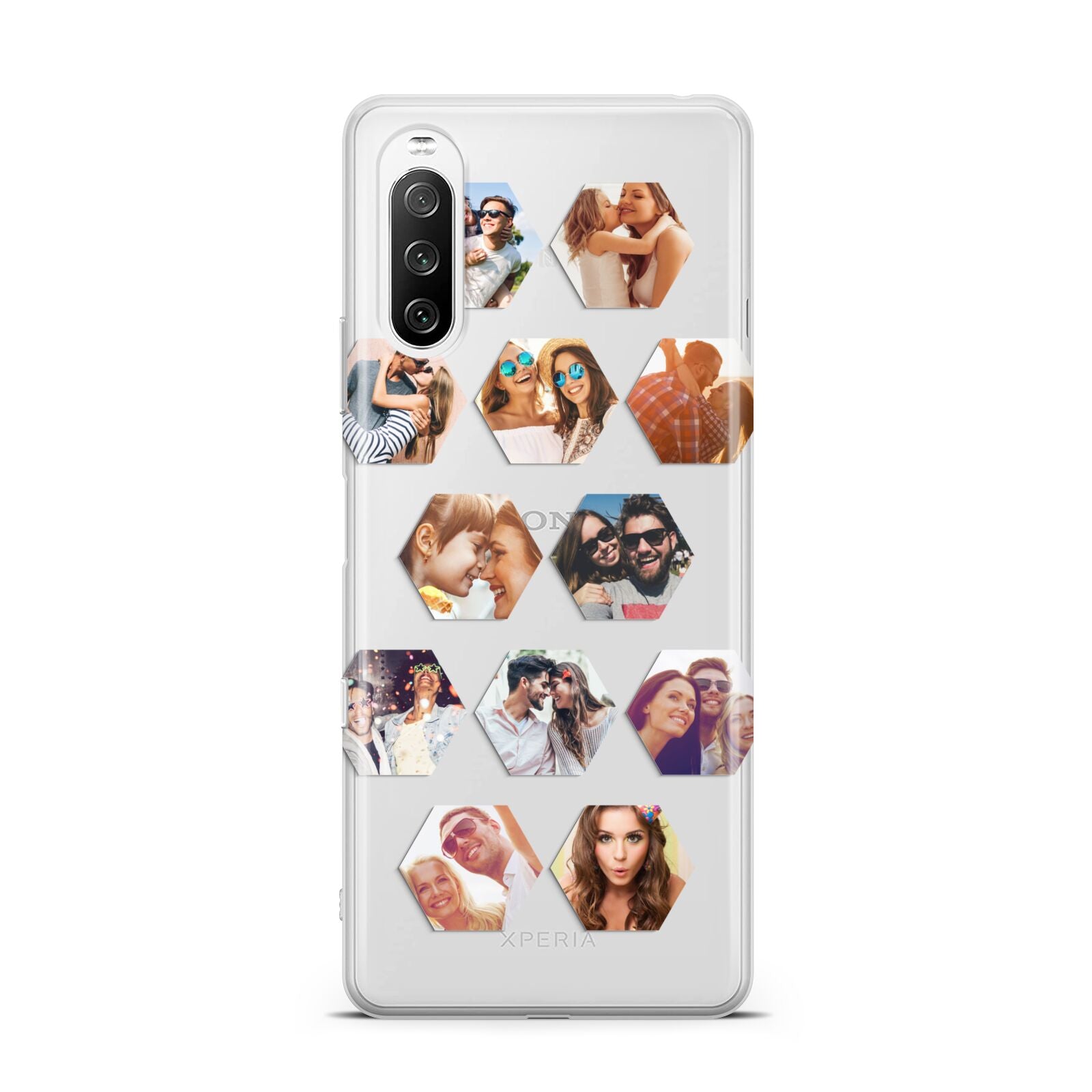 Photo Collage Hexagon Sony Xperia 10 III Case