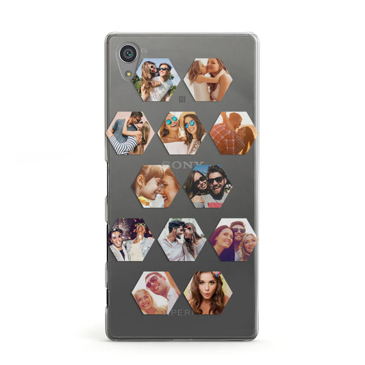 Photo Collage Hexagon Sony Xperia Case