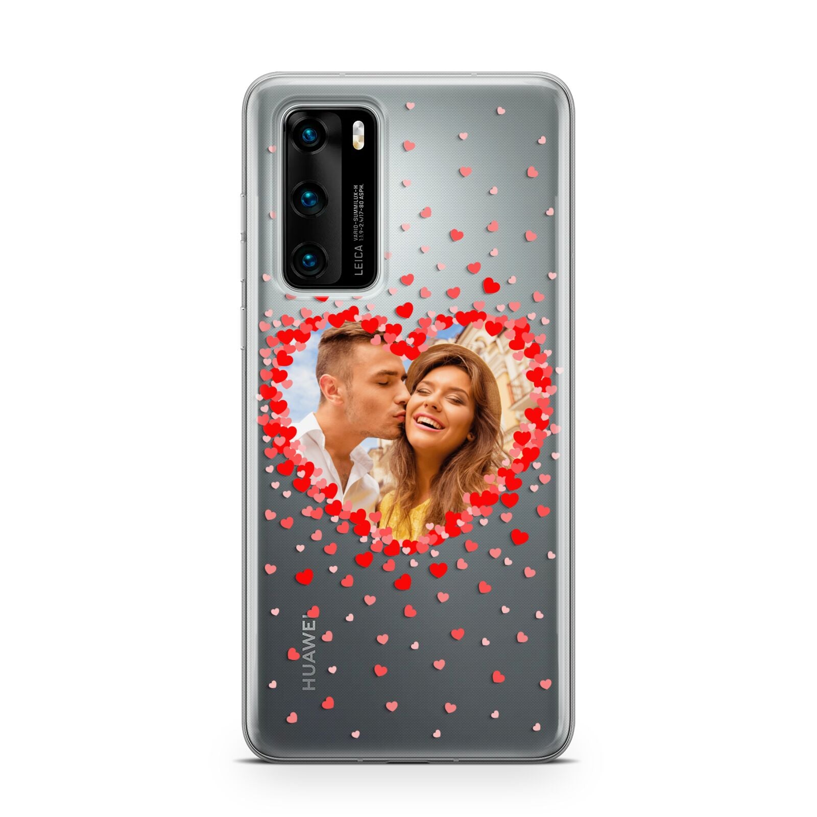 Photo Confetti Heart Huawei P40 Phone Case