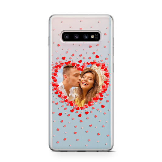 Photo Confetti Heart Protective Samsung Galaxy Case