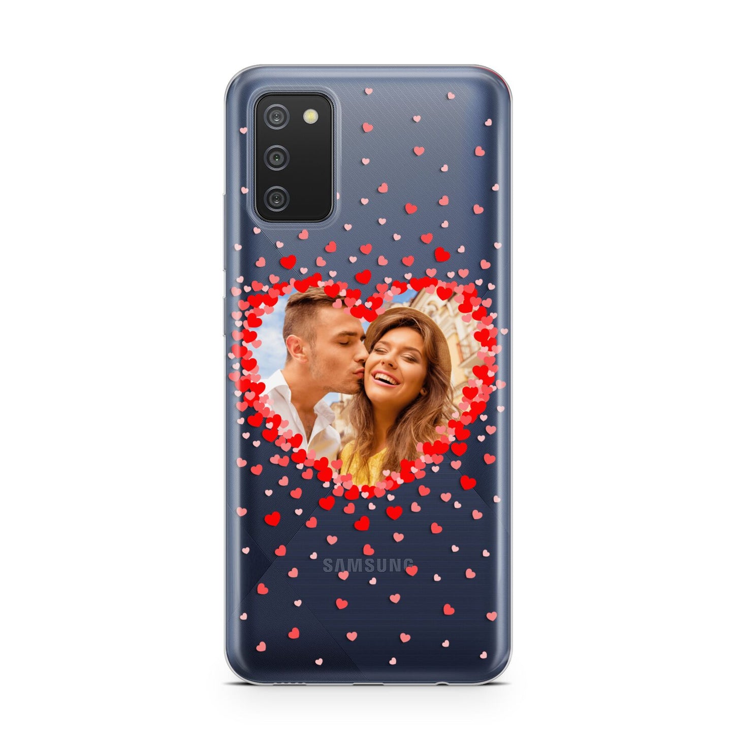 Photo Confetti Heart Samsung A02s Case