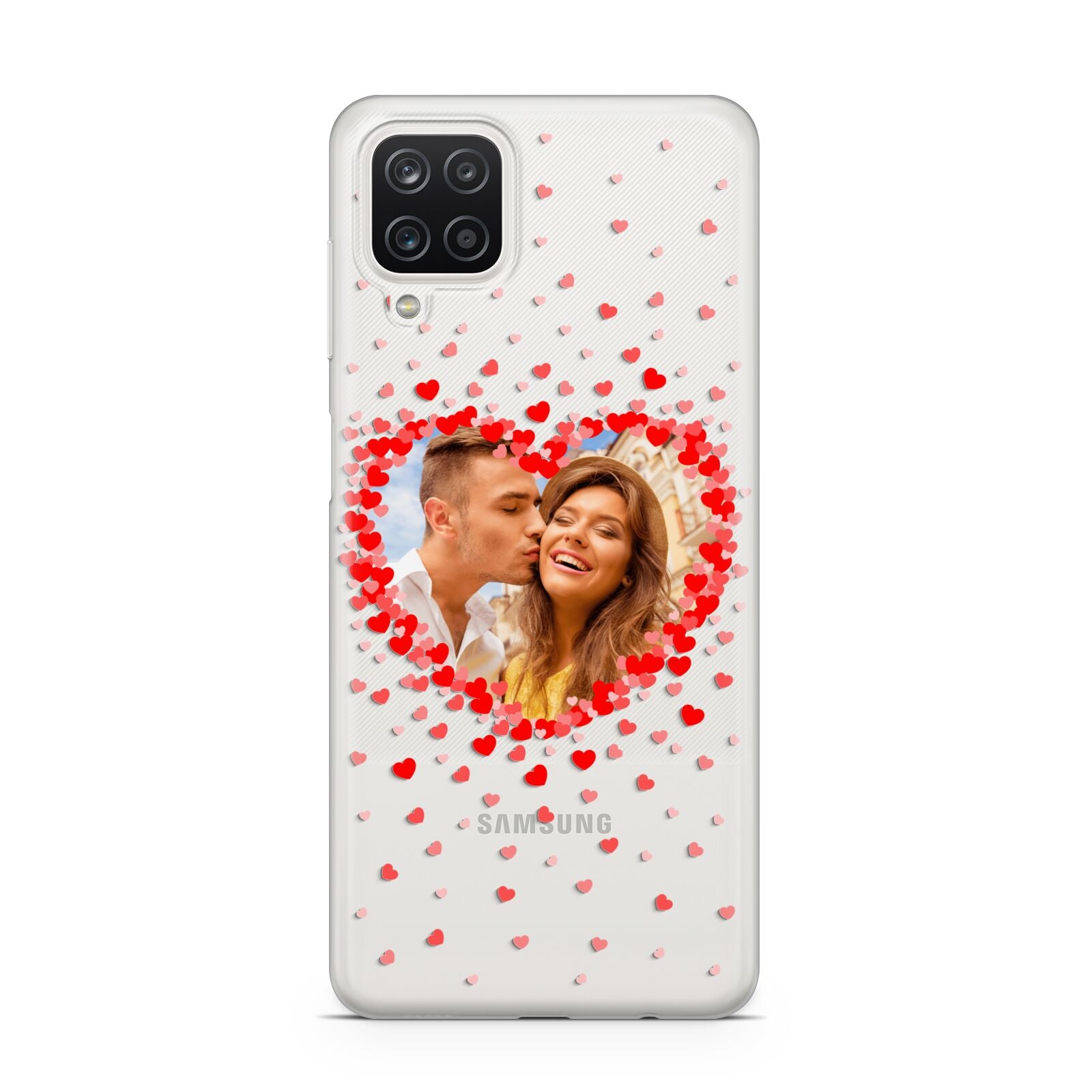 Photo Confetti Heart Samsung A12 Case