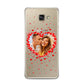 Photo Confetti Heart Samsung Galaxy A3 2016 Case on gold phone