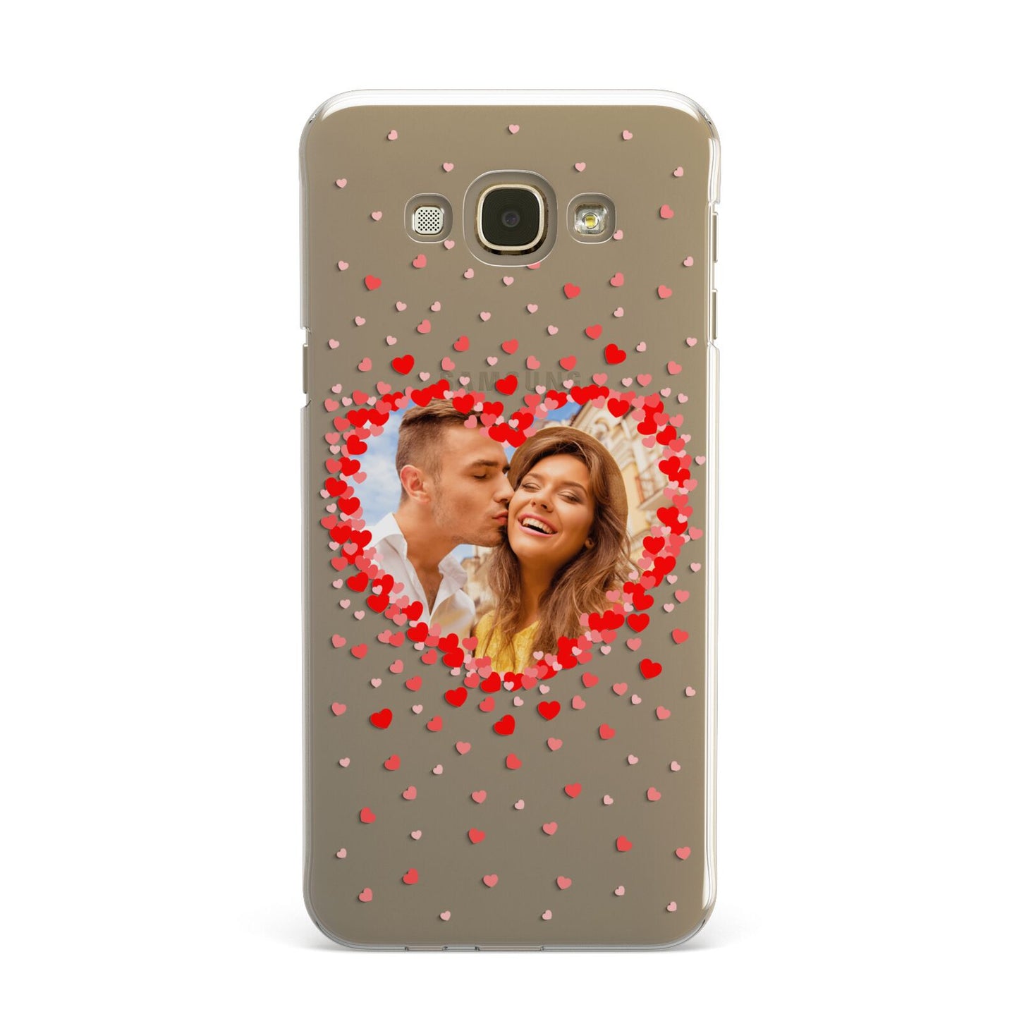 Photo Confetti Heart Samsung Galaxy A8 Case