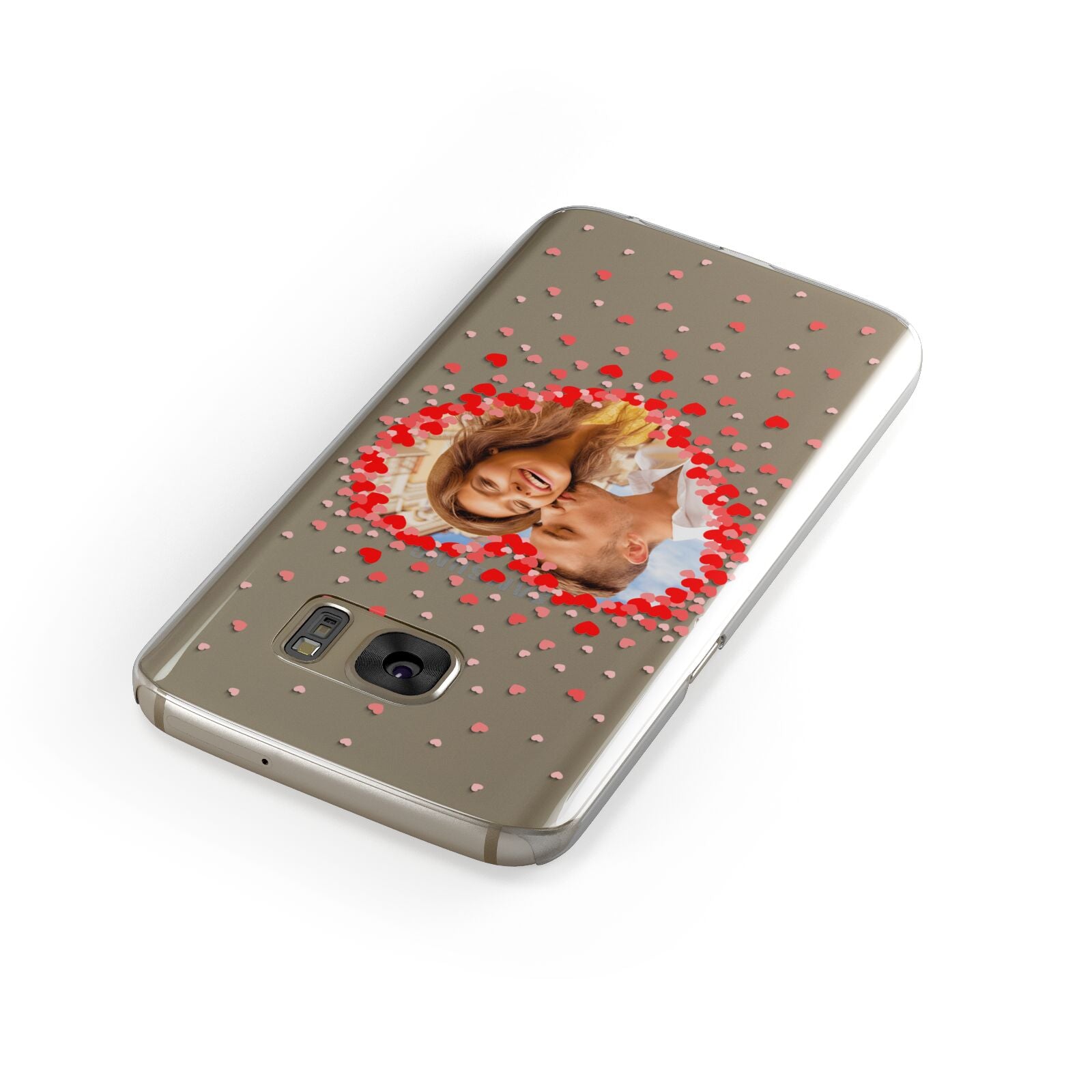 Photo Confetti Heart Samsung Galaxy Case Front Close Up