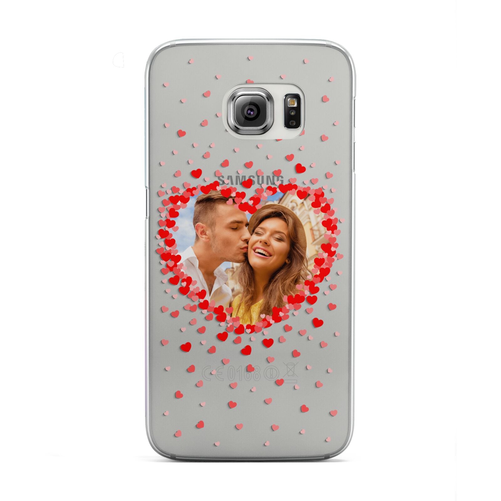 Photo Confetti Heart Samsung Galaxy S6 Edge Case