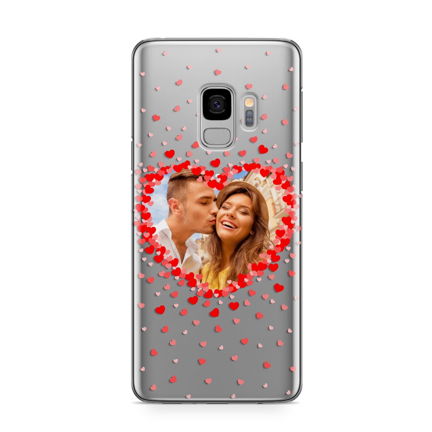 Photo Confetti Heart Samsung Galaxy S9 Case