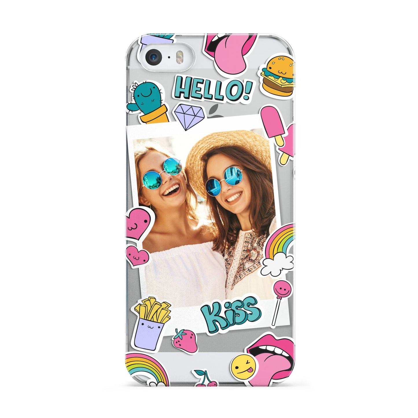 Photo Cute Stickers Apple iPhone 5 Case