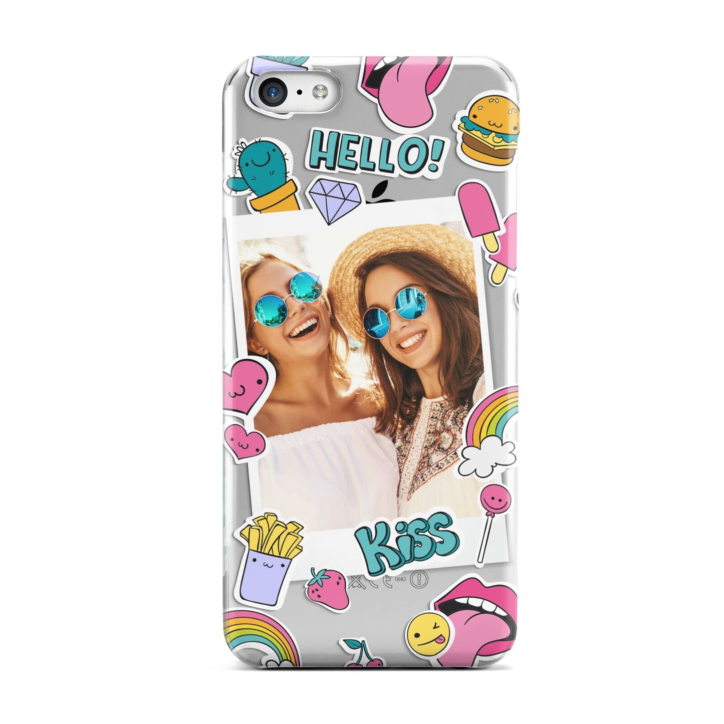 Photo Cute Stickers Apple iPhone 5c Case