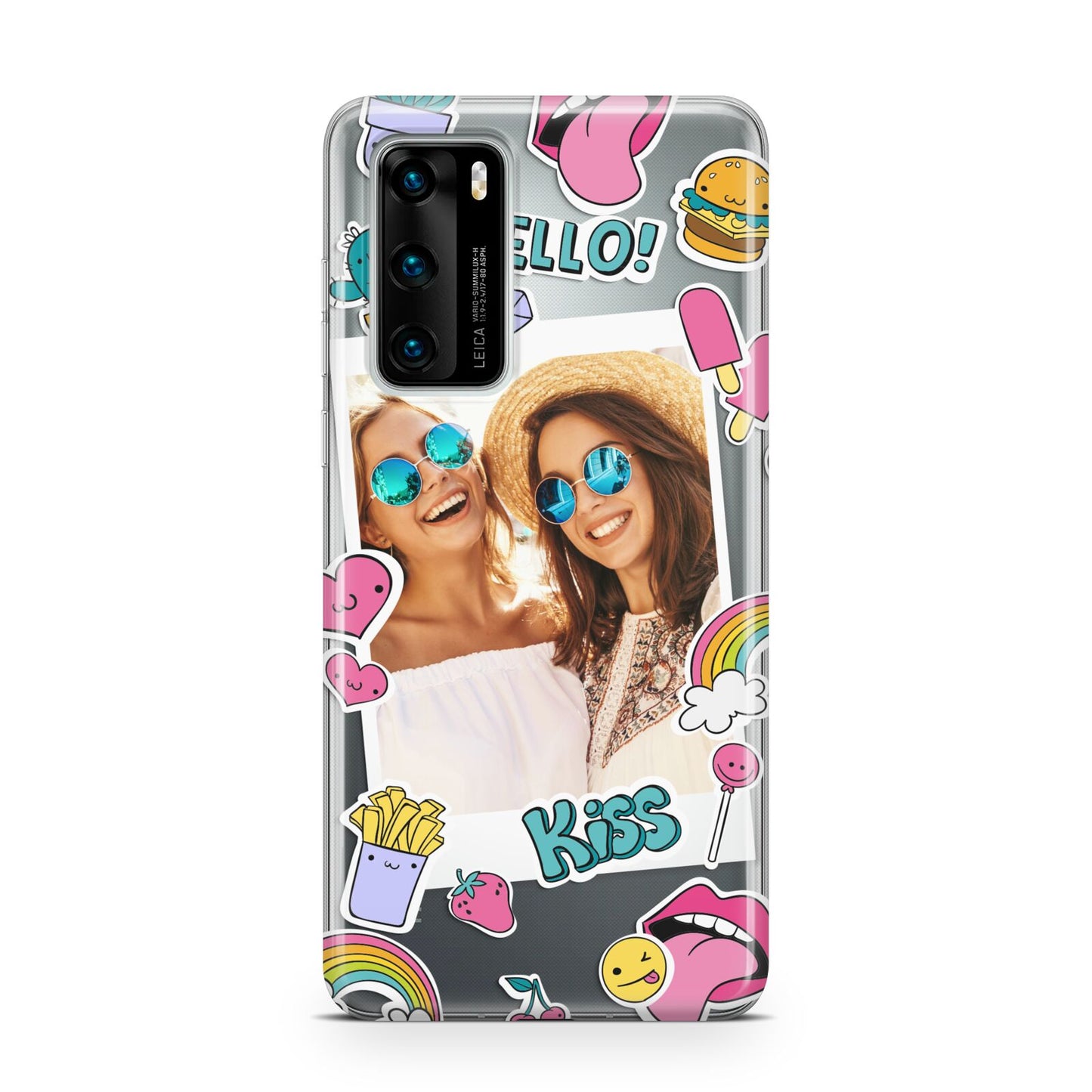 Photo Cute Stickers Huawei P40 Phone Case