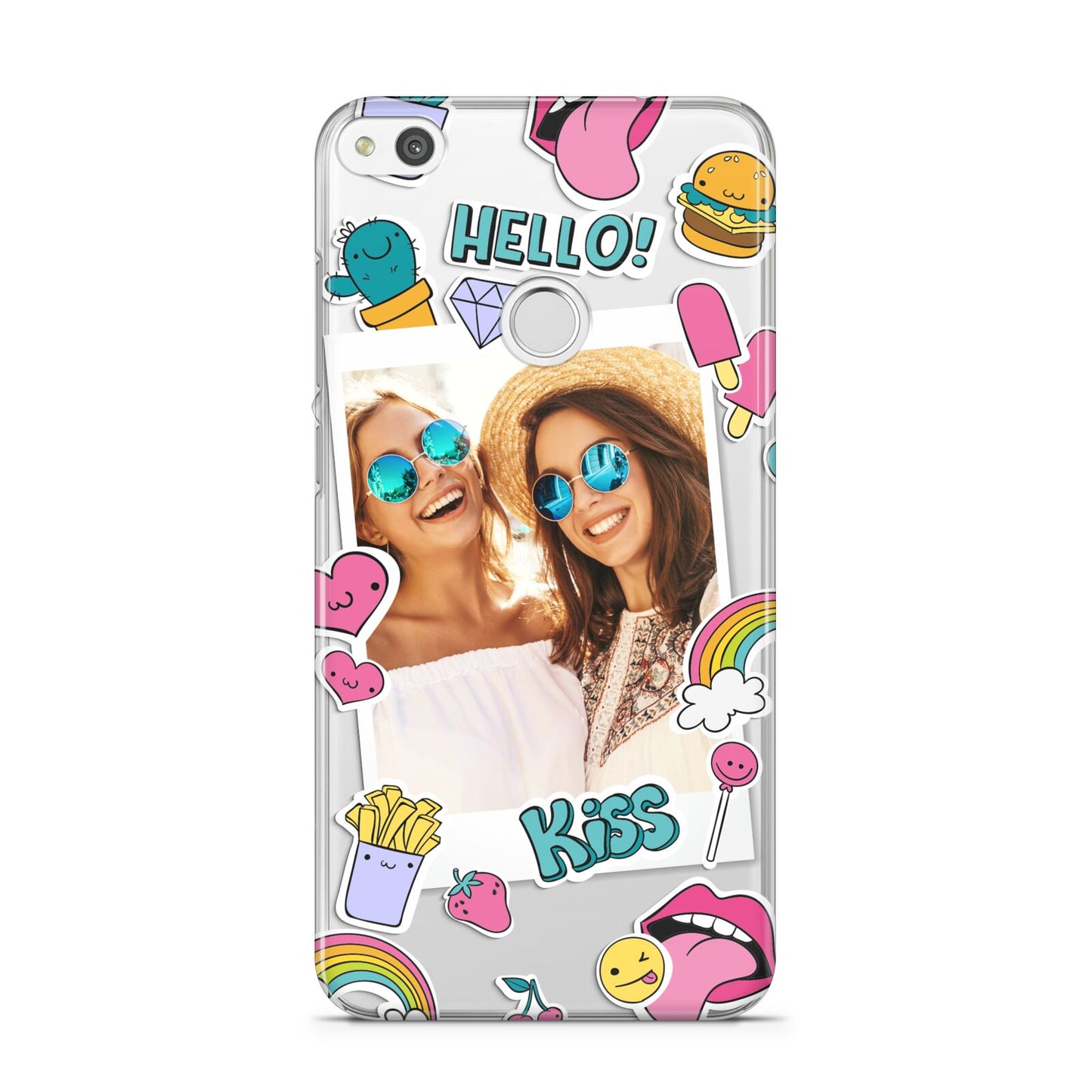 Photo Cute Stickers Huawei P8 Lite Case