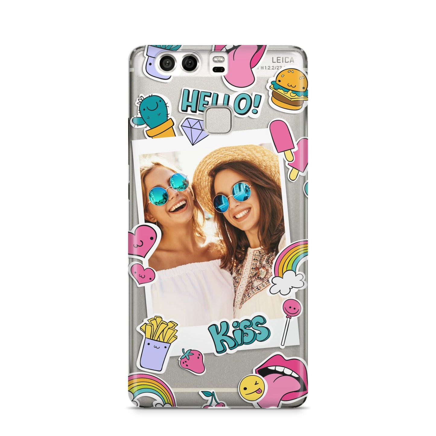 Photo Cute Stickers Huawei P9 Case