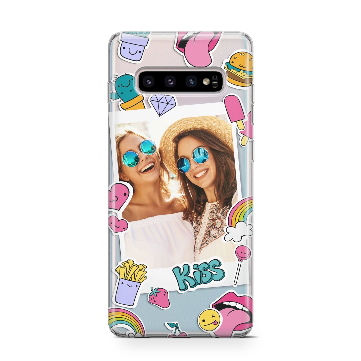 Photo Cute Stickers Protective Samsung Galaxy Case