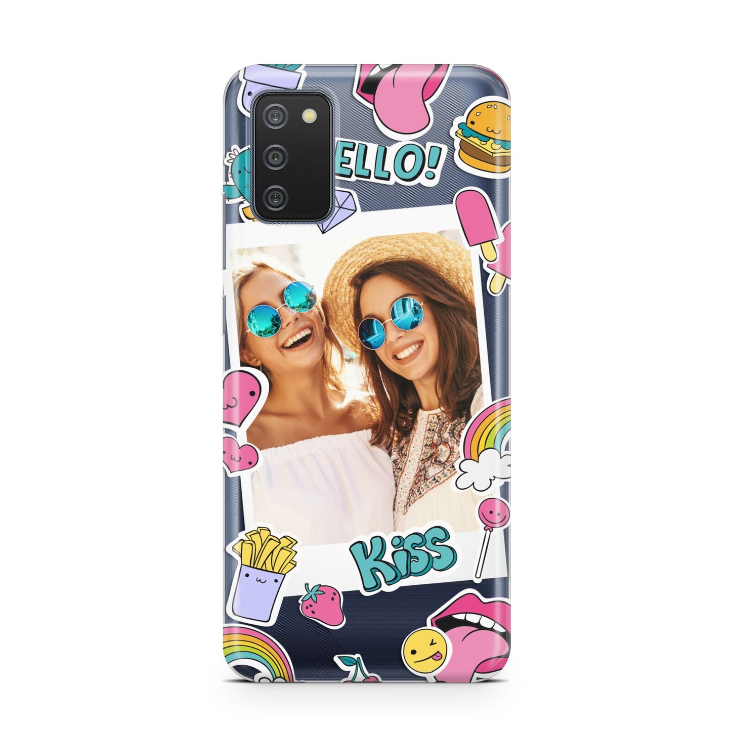 Photo Cute Stickers Samsung A02s Case