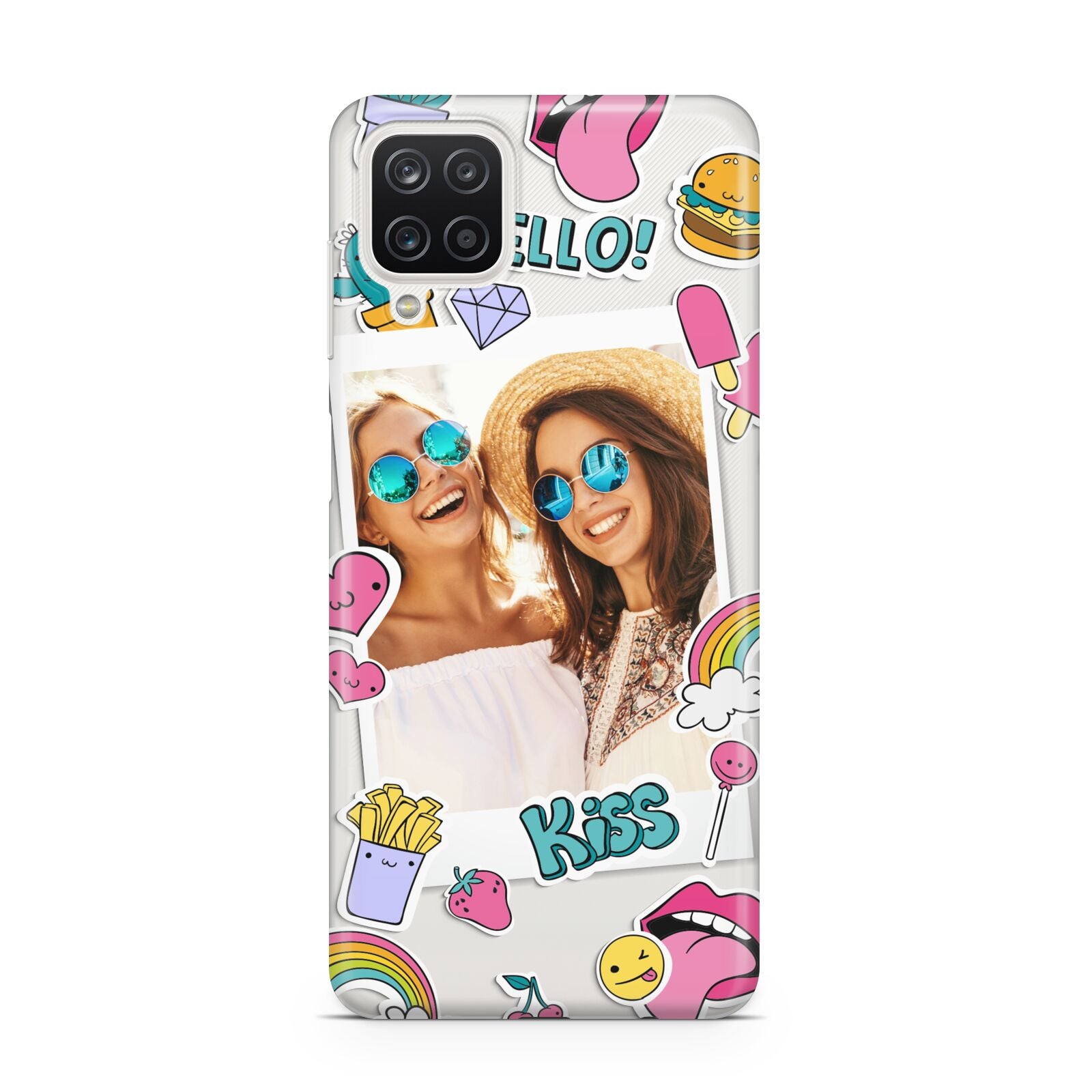 Photo Cute Stickers Samsung A12 Case