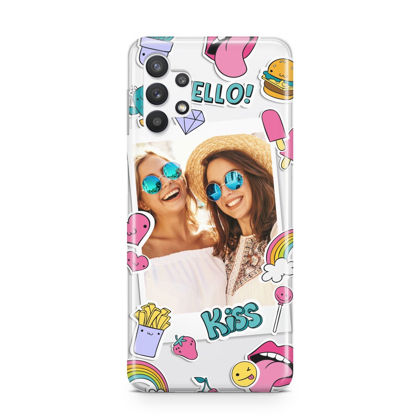 Photo Cute Stickers Samsung A32 5G Case