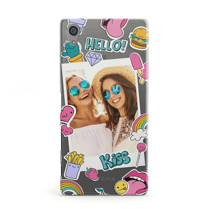 Photo Cute Stickers Sony Xperia Case