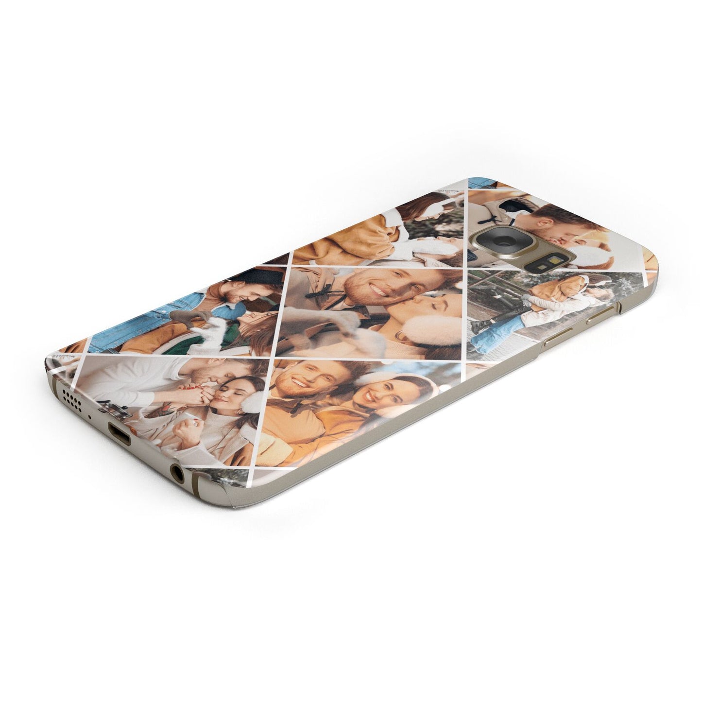 Photo Diamond Protective Samsung Galaxy Case Angled Image