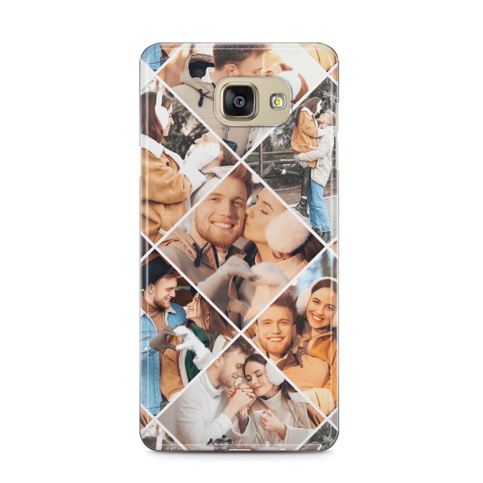 Photo Diamond Samsung Galaxy A5 2016 Case on gold phone