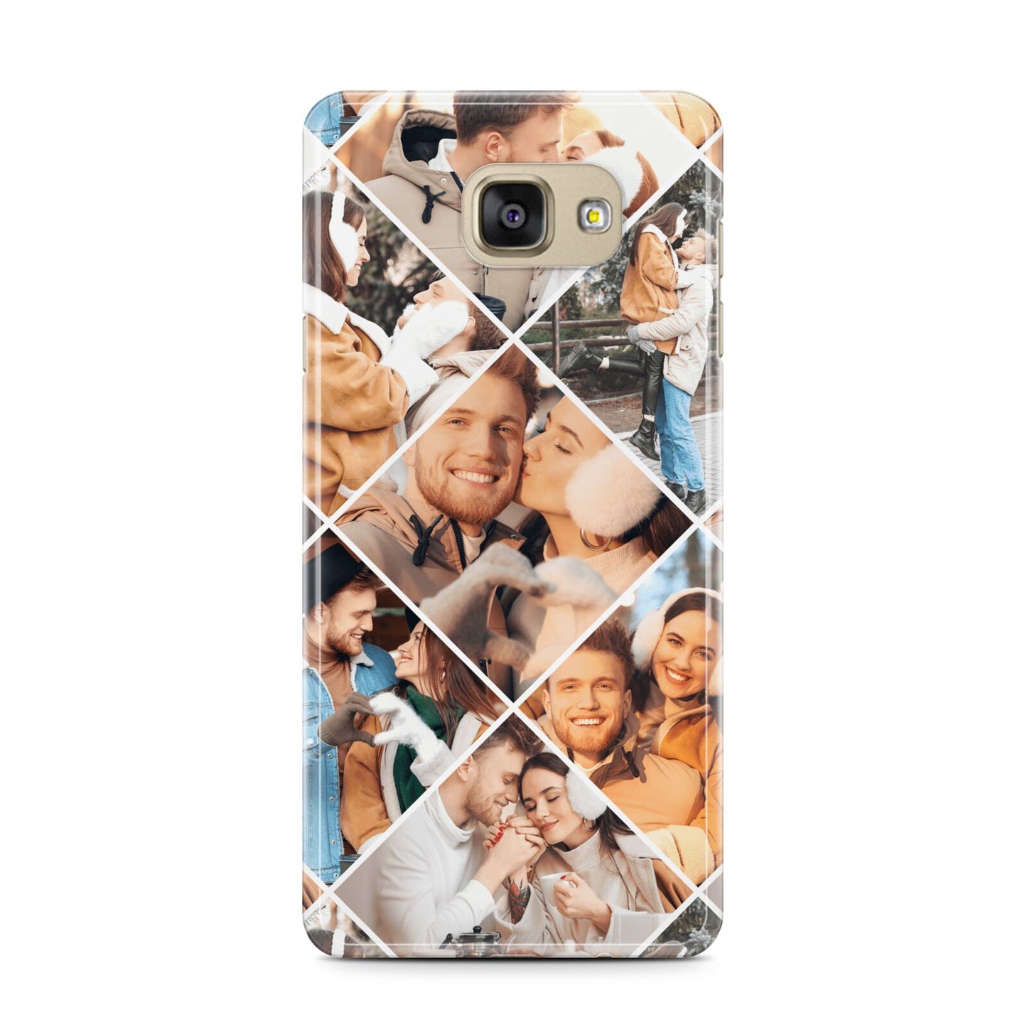 Photo Diamond Samsung Galaxy A7 2016 Case on gold phone