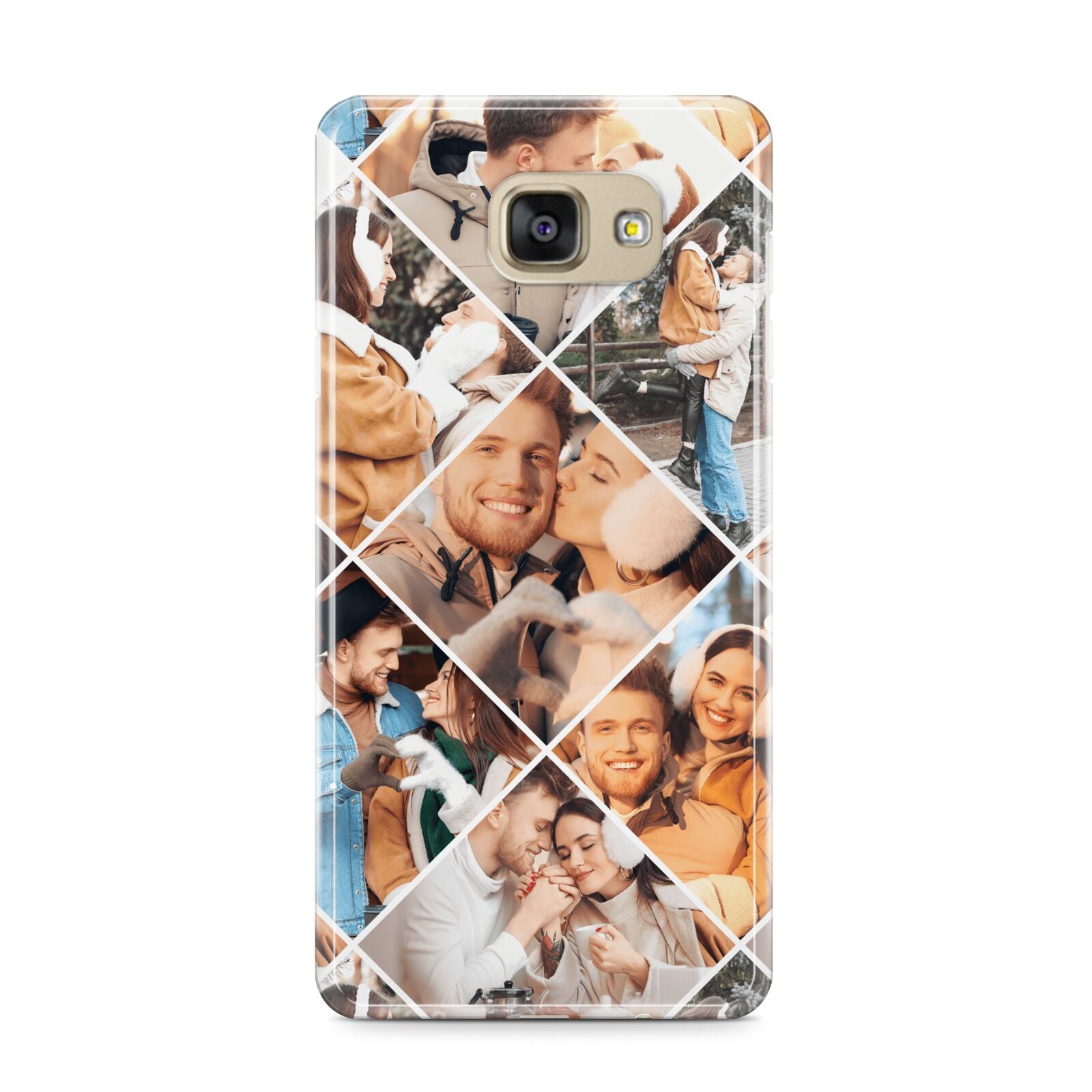 Photo Diamond Samsung Galaxy A9 2016 Case on gold phone