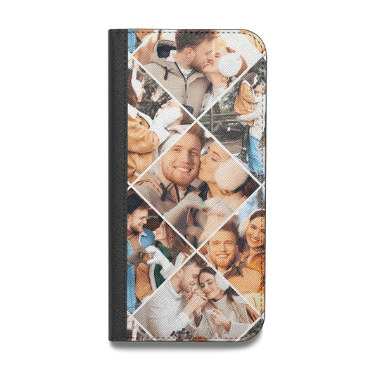 Photo Diamond Vegan Leather Flip Samsung Case