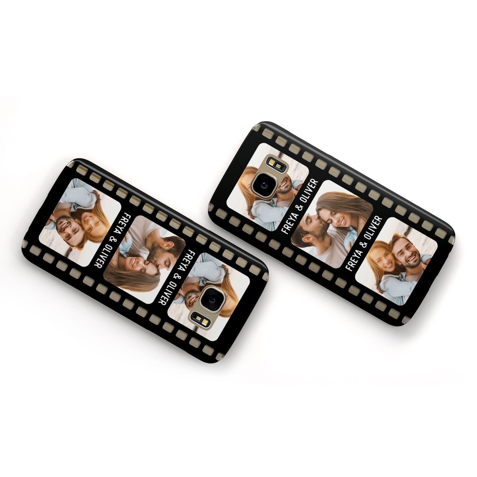 Photo Film Personalised Samsung Galaxy Case Flat Overview