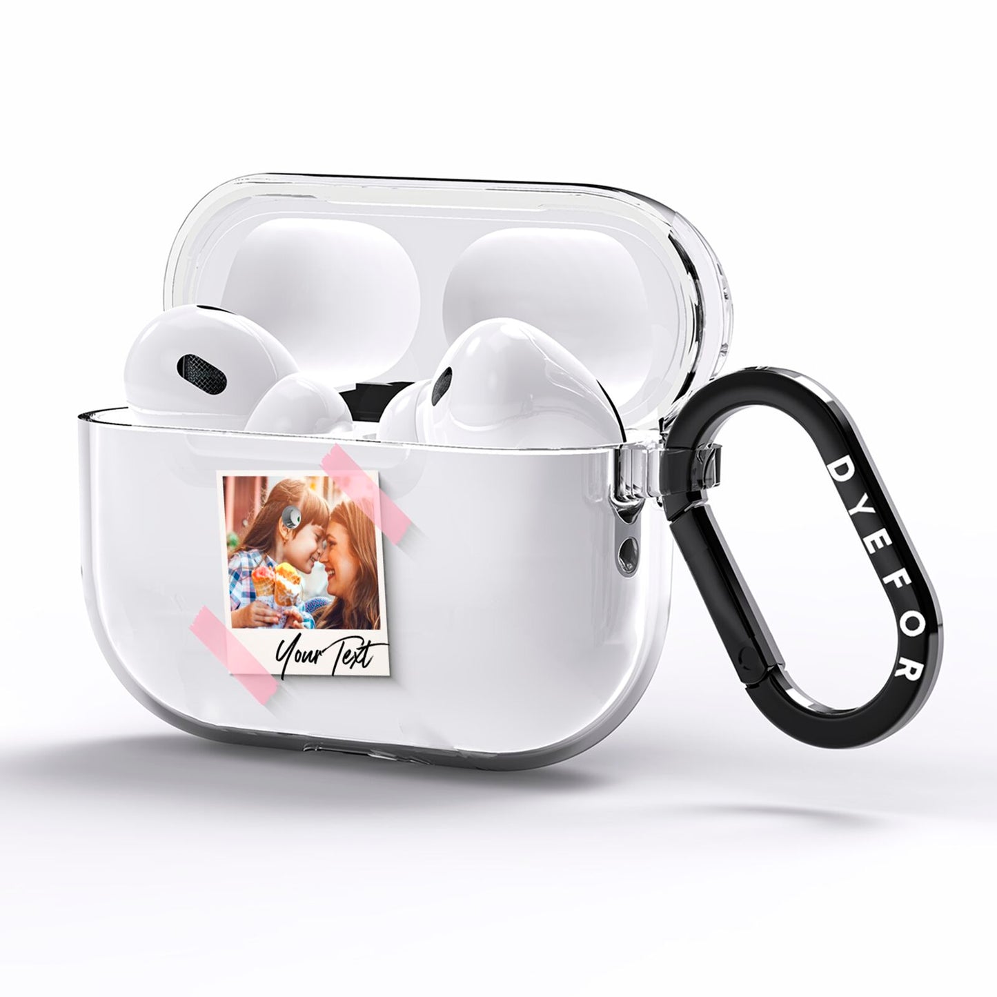 Photo Frame AirPods Pro Clear Case Side Image