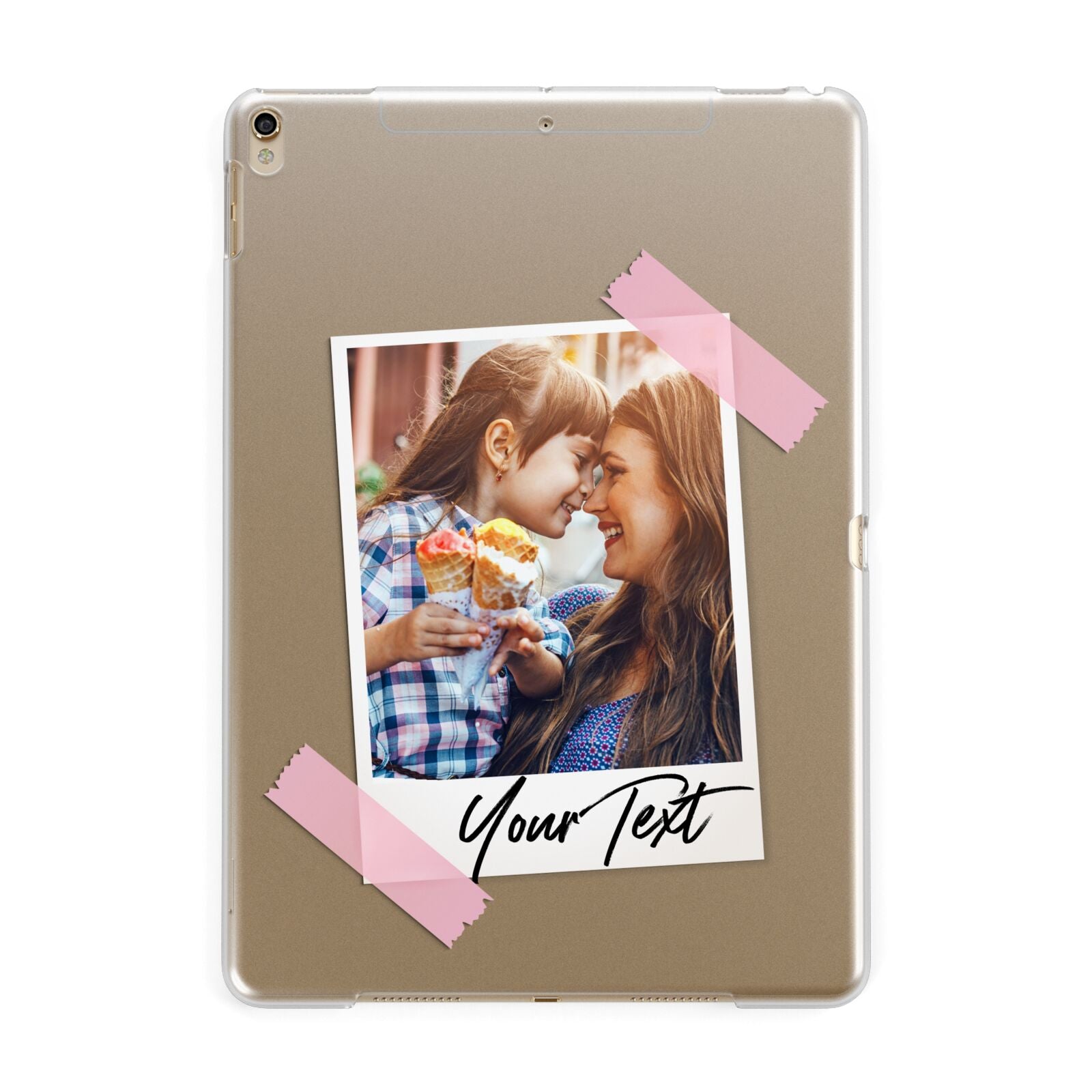 Photo Frame Apple iPad Gold Case