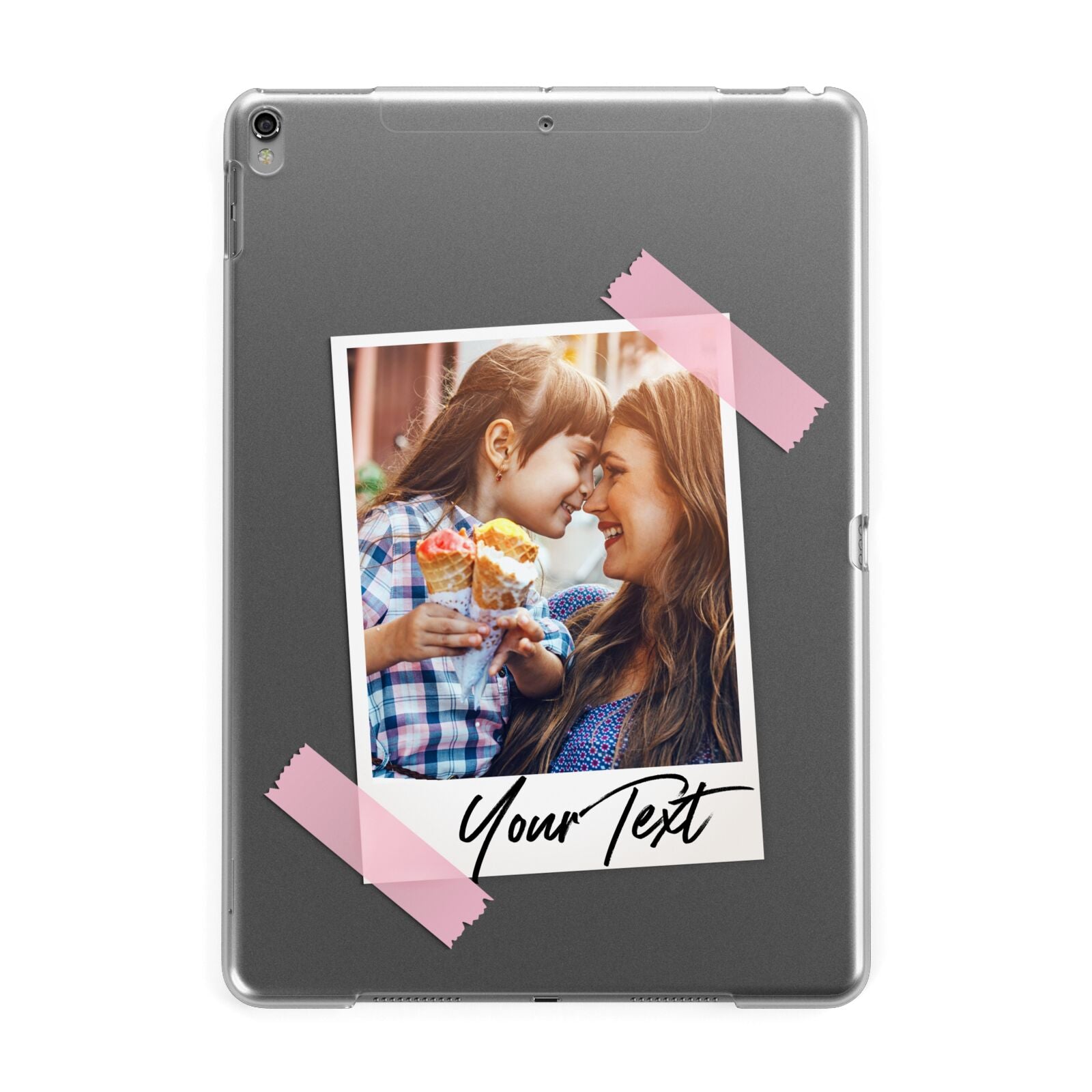 Photo Frame Apple iPad Grey Case