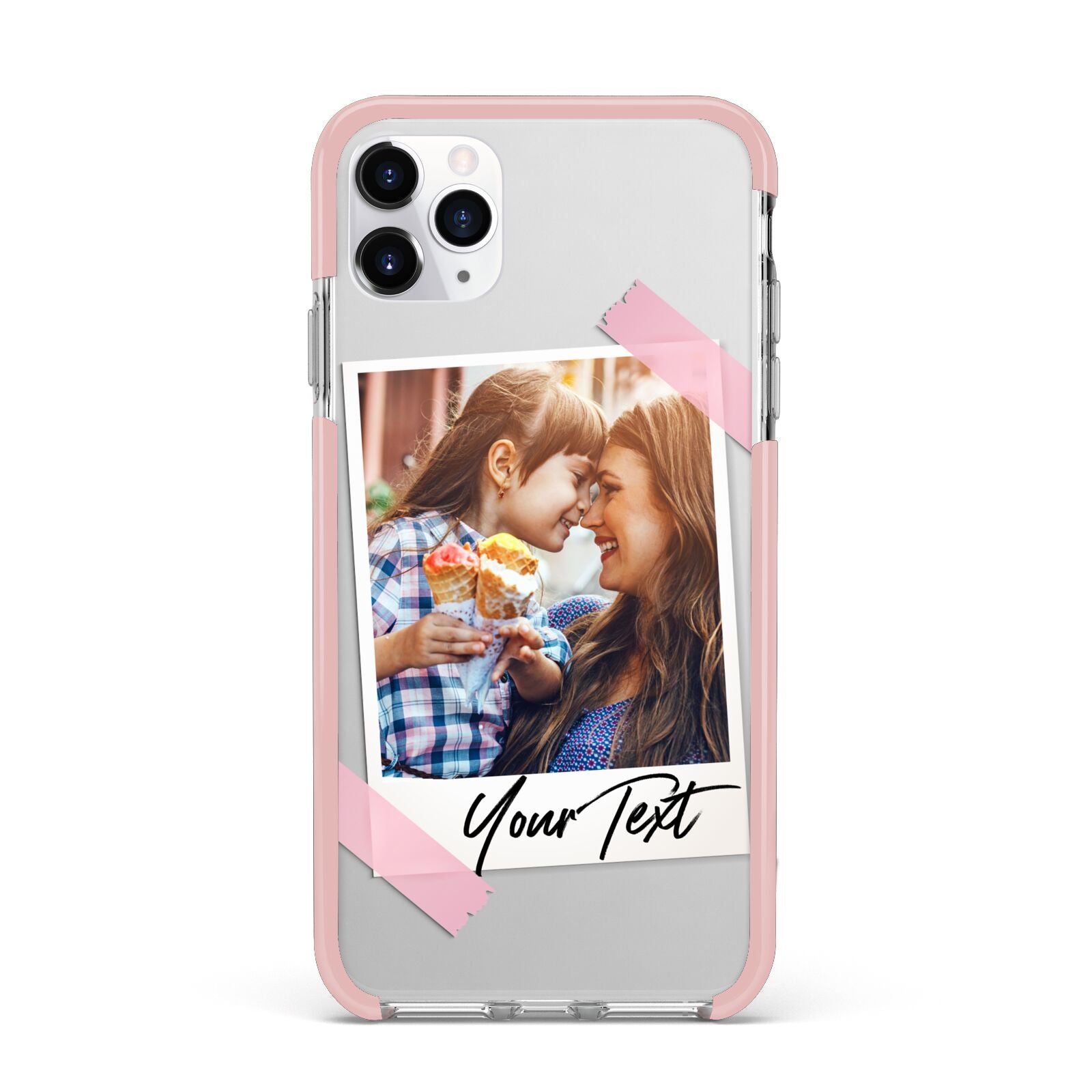 Photo Frame iPhone 11 Pro Max Impact Pink Edge Case