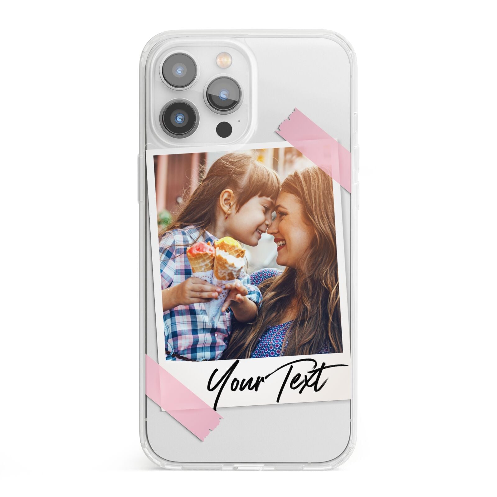 Photo Frame iPhone 13 Pro Max Clear Bumper Case