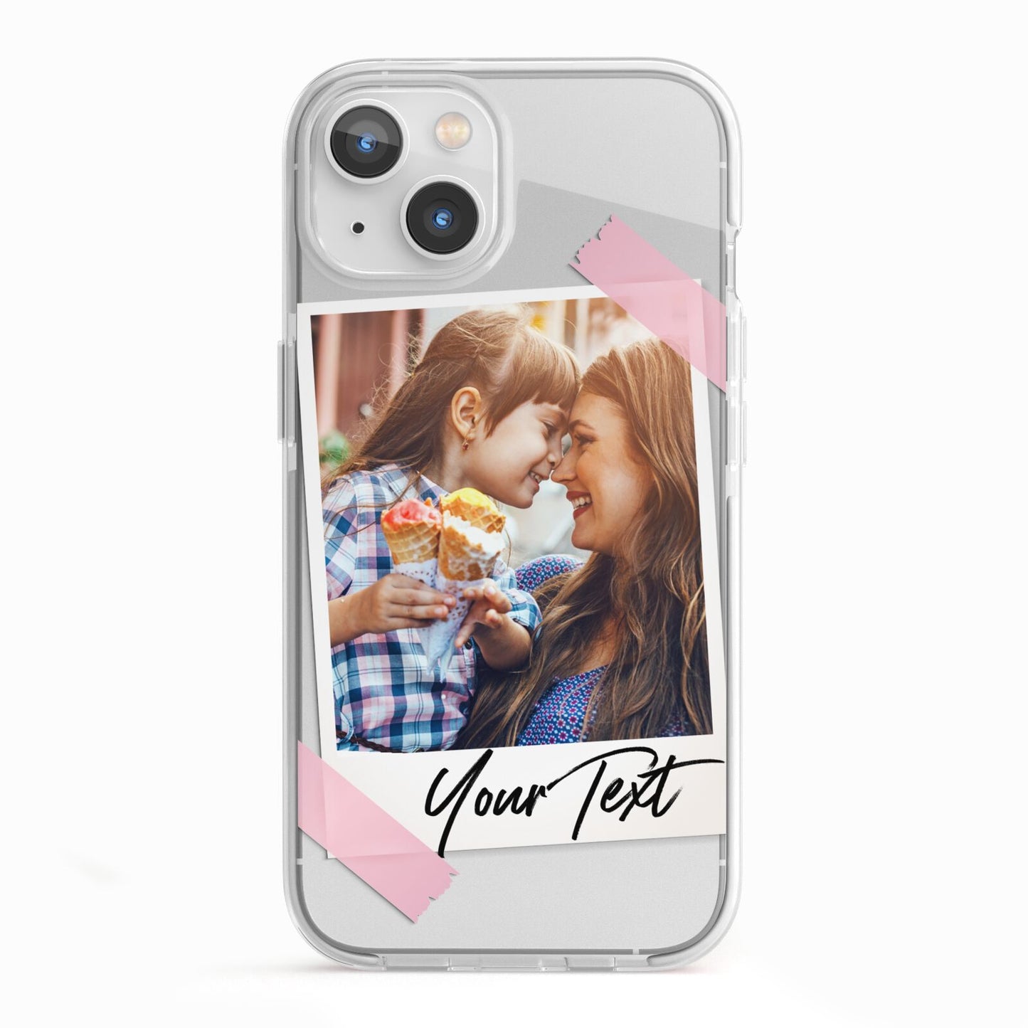 Photo Frame iPhone 13 TPU Impact Case with White Edges