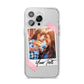 Photo Frame iPhone 14 Pro Max Clear Tough Case Silver