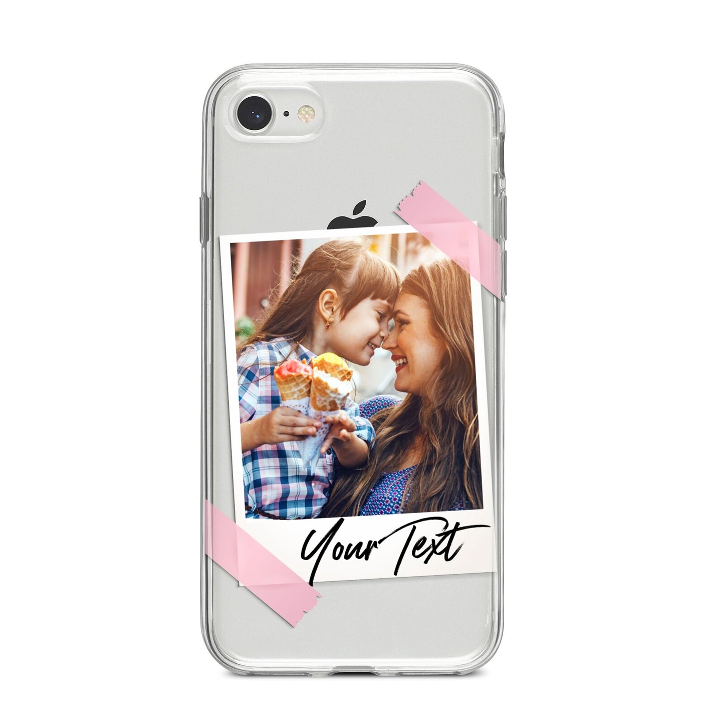 Photo Frame iPhone 8 Bumper Case on Silver iPhone