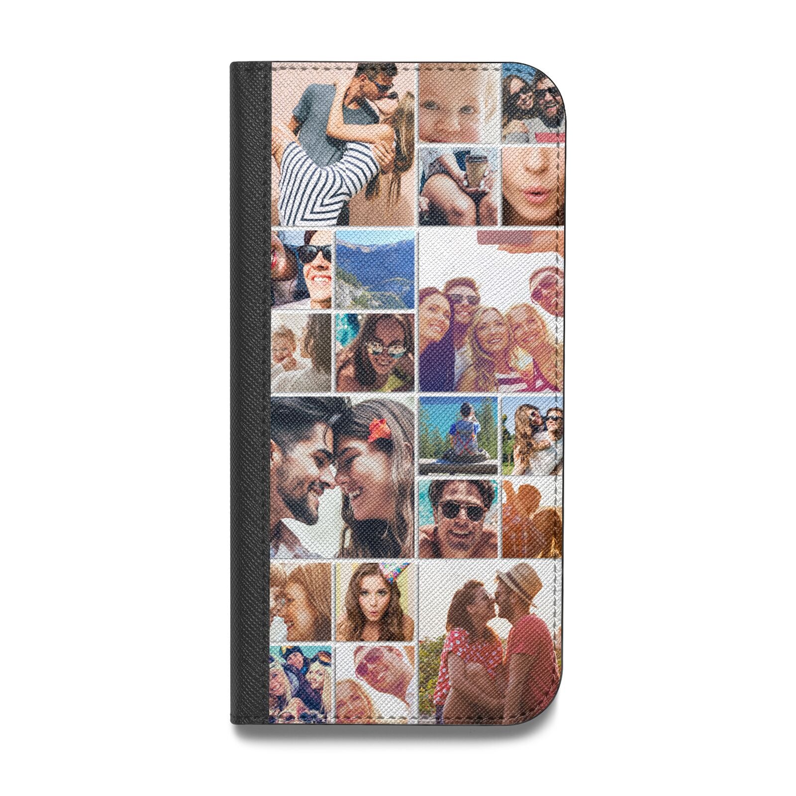 Photo Grid Vegan Leather Flip Samsung Case