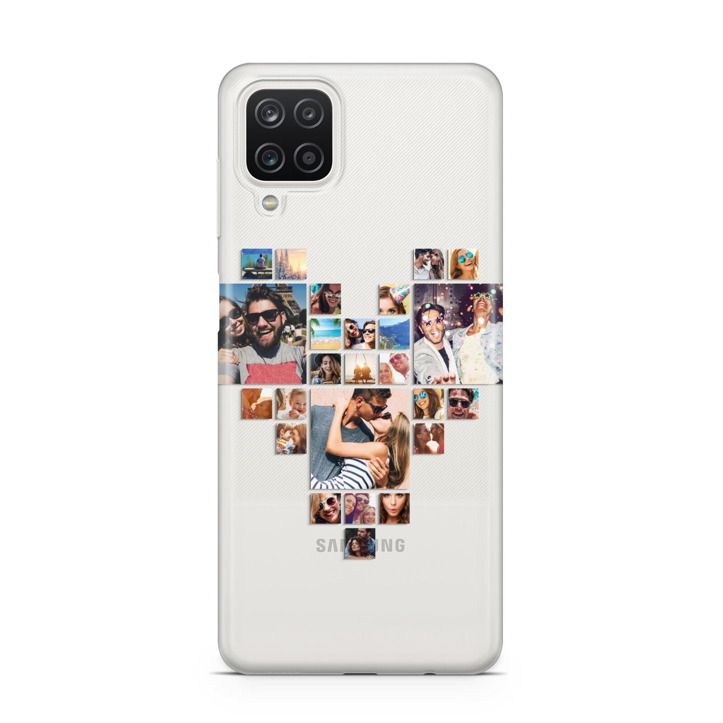 Photo Heart Collage Samsung A12 Case