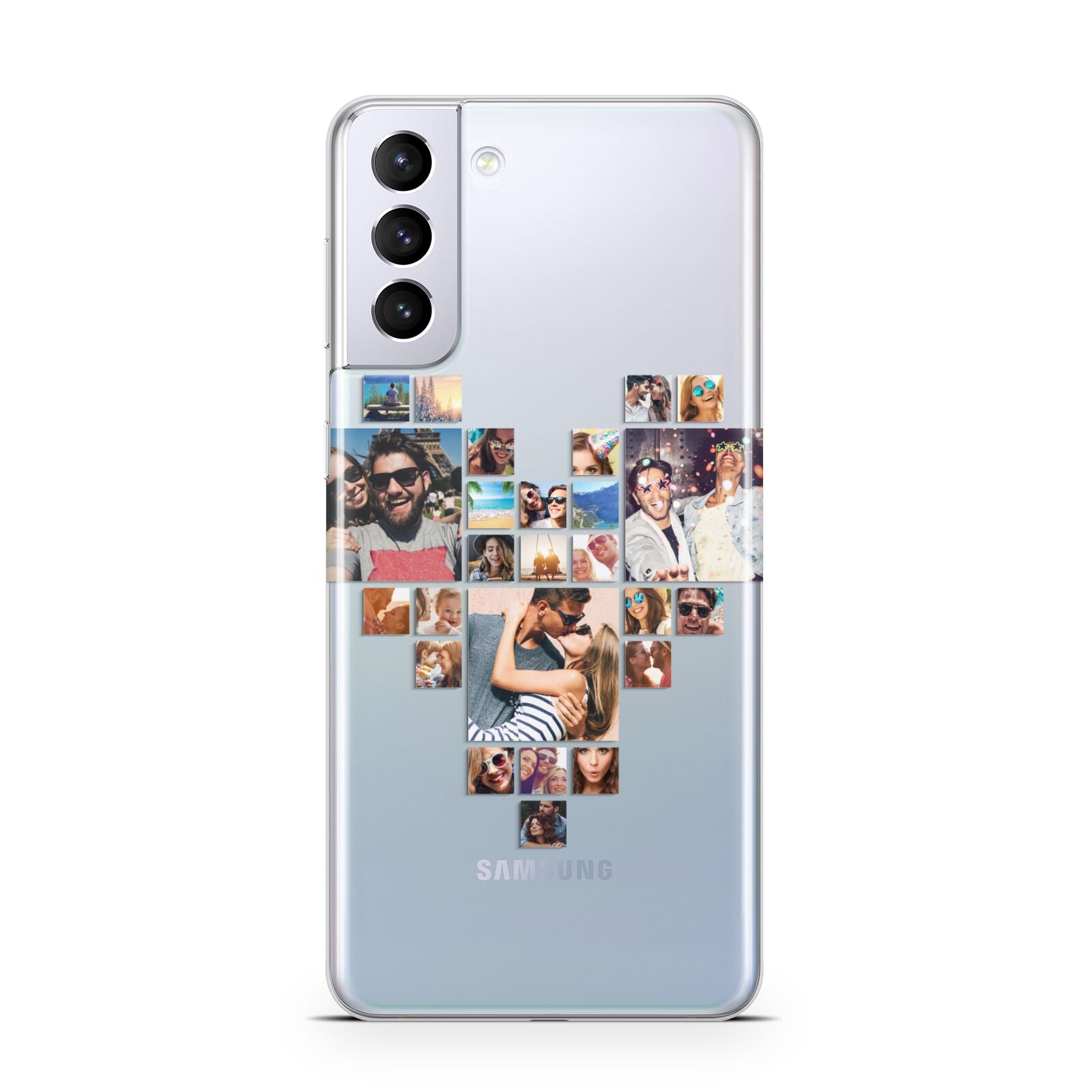 Photo Heart Collage Samsung S21 Plus Case