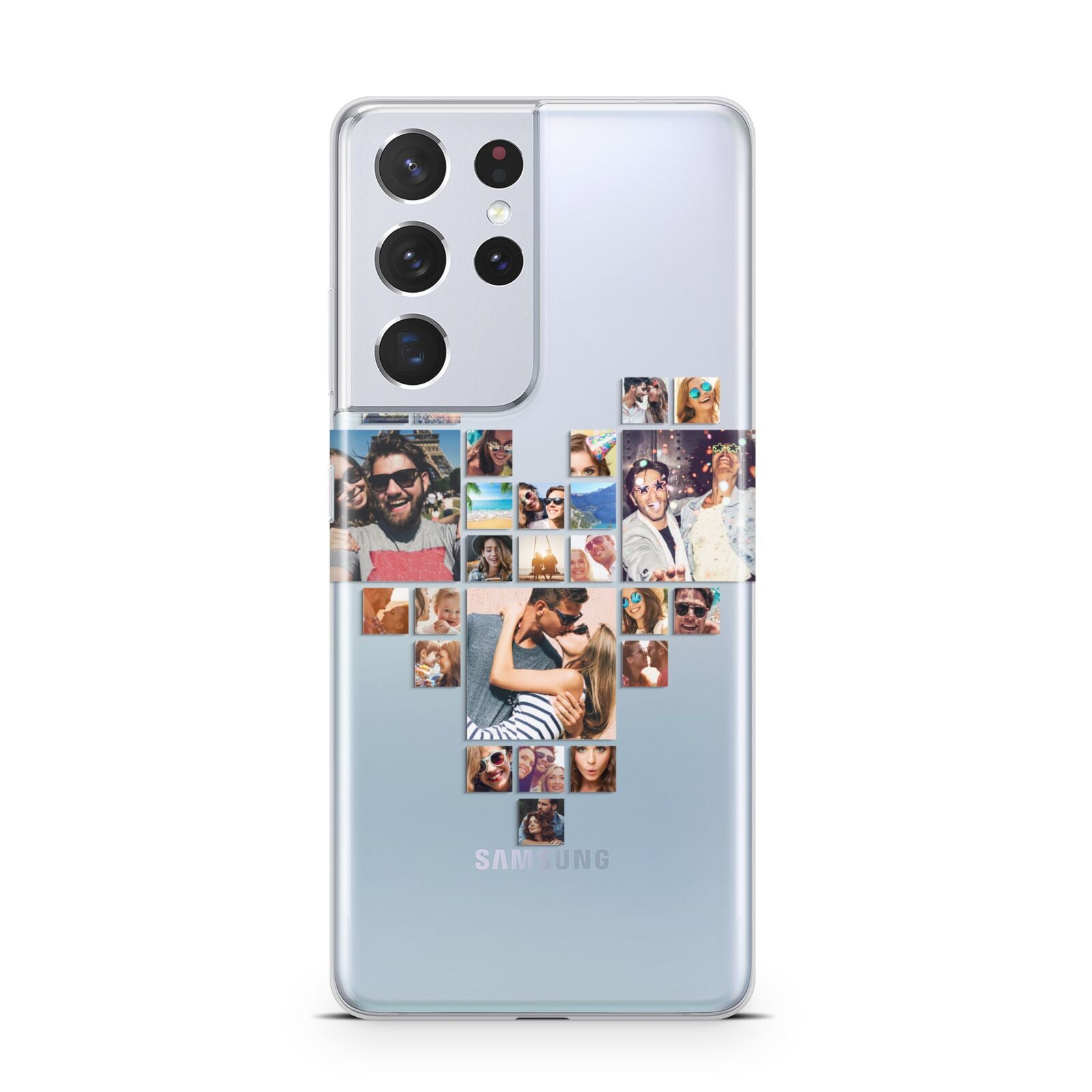 Photo Heart Collage Samsung S21 Ultra Case